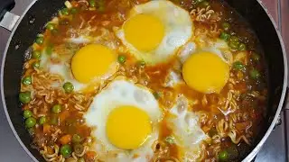 Egg Maggi | Egg Noodles | Egg Maggi Noodles | Anda Maggi Masala | Egg Maggi Recipe | Home Food Ideas