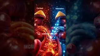 Stress Hormones Release: Inside Your Body#humanbody#bodyfacts#healthvisual#aivideo
