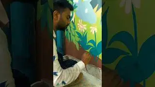 Painting a Happy School | Colorful Kids Wall Art You&rsquo;ll
