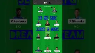 DOUBLE JACKPOT😍🔥 | SL vs AFG Dream11 Prediction | LAH vs QUE Dream11 Prediction | Dream11 #dream11