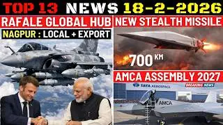 Indian Defence Updates : Rafale Global Hub,AMCA Assembly,New Stealth Missile,Bharat Tank,Kaveri Test