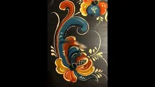 Rosemaling Tip: Smudged Paint