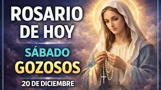 Santo Rosario de Hoy Sábado 20 Diciembre | Misterios Gozosos Adviento | Palabras del Cielo #Rosario