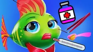 Fun Mermaid Animal Care - Princess Sea Animal Doctor Dress Up Clean Up Kids App
