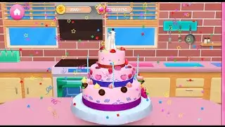 Fun 3D Cake Cooking Game- My Bakery Empire Color, Decorate Serve Cakes Butterfly Heart Princess Cake