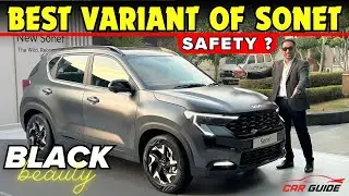 Kia Sonet Facelift BEST Variant - Price in India - Safety ? Kia Sonet X-Line🔥 BLACK Mini Seltos?