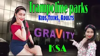 TRAMPOLINE PARKS AT GRAVITY KSA@RengilOfficialVlogs