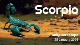 Scorpio Daily Horoscope &ndash; 25 January 2026