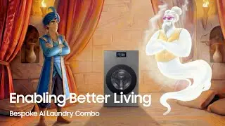 Aladdin and Lamp spirit (Bespoke AI Laundry Combo) ｜Bespoke AI Fairy tale｜Samsung