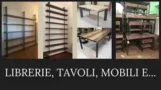 Arredamento industrial legno e ferro