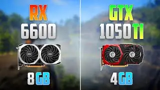 RX 6600 vs GTX 1050 TI - How BIG is the Difference?