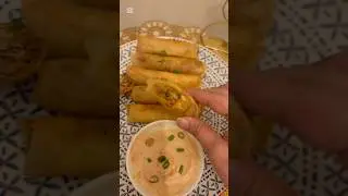Chicken spring rolls make and freeze Ramadan snacks #foryou #makeandfreeze #food #fypシ゚ #viralshort