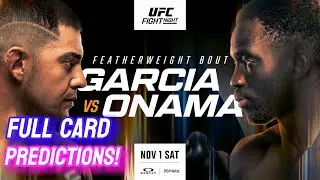 UFC Vegas 110: Гарсия против Онамы. Полный обзор и советы по ставкам