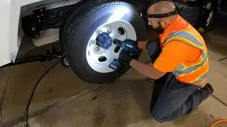6AM Flat Tire On Our Garbage Truck Ruins The Workday!
