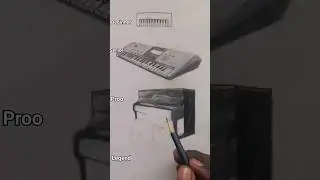 How to draw a piano| Beginner vs senior vs pro vs Legend 😤