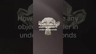 Texturing tutorial Blender #3d #blender #tutorial