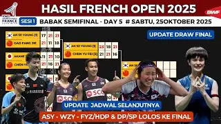 Hasil Semifinal French Open 2025 hari ini ~ AN se Young dan Wang zhi yi ke Final