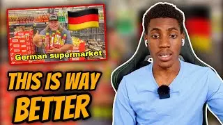 German Supermarket compare to American Supermarket || FOREIGN REACTS