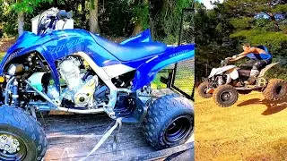 First Time On A MX Track & Got Smoked By A YFZ 450 On My Stock Raptor 700R At Cape Fear ATV Park! 😅