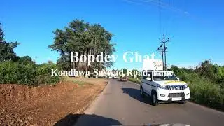 4K | Bopdev Ghat and the skyline of Southern Pune | Driving in Pune