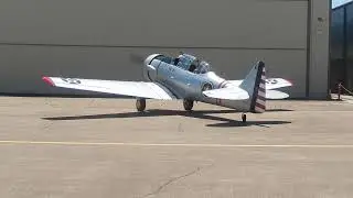 North American T-6 Trainer at West Houston Airport