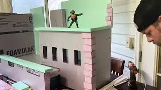 Rooftop diorama build  G.I., Joe classified TMNT