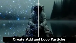 Create, Loop and Add Particles to any 2D Image with Blender