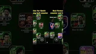 Best formation 2025 #effotball #efootball #pes