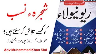 How to find Shajra Nasab?
