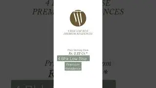4bhk Low Rise Premium Residence#tridentrealty#tridenthills#panchkula#haryana#luxuryresidences