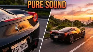 4K 60FPS | Ferrari 488 Pista Sunrise Chase | TDUSC