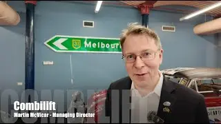 Combilift's Martin McVicar speaks to Built Offsite's Michael Dolphin on 22 November 2024.