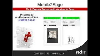 Mobile2Sage: How to capture Photo Expense receipts on an iPhone with signatures and import into Sage
