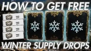 HOW TO GET 65 FREE WINTER SUPPLY DROPS! (WW2 How To Get Free Winter Supply Drops)