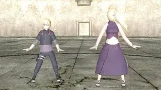 {MMD Naruto} Ino and Inojin | Rockabye