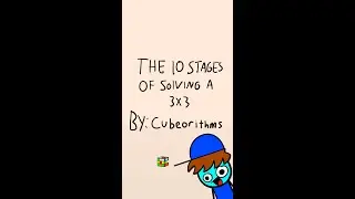 The 10 Stages Of Solving A 3x3 | Cubeorithms