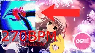 SINGLETAPPED 270BPM 8.08* - Sakura no uta +DT | 89.73%