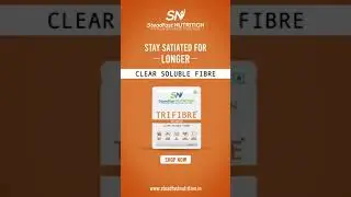 Tri Fibre: The Clear Soluble Fibre Blend #shorts