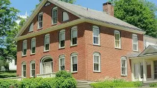 The Judge Wilder House: Historic Brick Federal/Greek Revival Style in Weston, Vermont