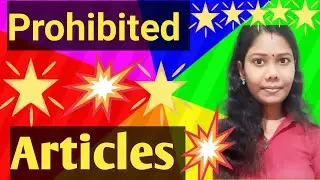 GDS TO MTS/POSTMAN/PA EXAMINATION SPECIAL..Prohibited Articles...Timely Vlog. Sruthi Shaji.
