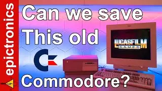 Commodore PC35-III Restoration & repair with parts from my childhood in the 80s