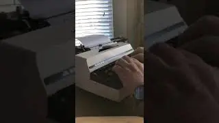 Adler typewriter test in 2021