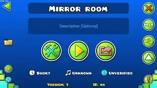 Almost impossible challenge level | Mirror room | Geometry Dash