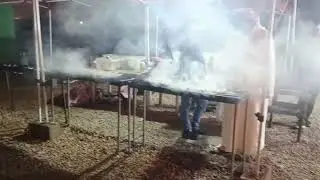 Roadside BBQ stalls at Salalah #khareef #salalah 