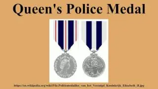 Queen's Police Medal