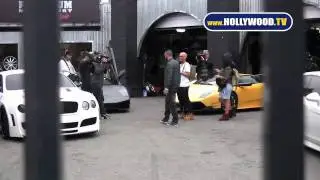 Kanye West's Ex Amber Rose Hits Platinum Motorsport