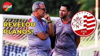 HÉLIO DOS ANJOS solta o verbo sobre objetivos do NÁUTICO para 2026