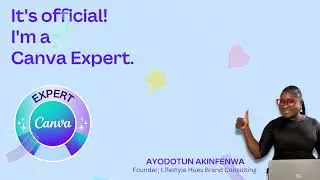 From #CanvaCertifiedCreative to #CanvaExpert . It's official, Ayodotun Akinfenwa!