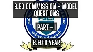 Common and Repeated Questions in B.Ed Commission - Part 1 | Tamil | Supine Videos