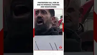 Palestinians Protest Against Clashes Between Security Forces and Militants in Jenin